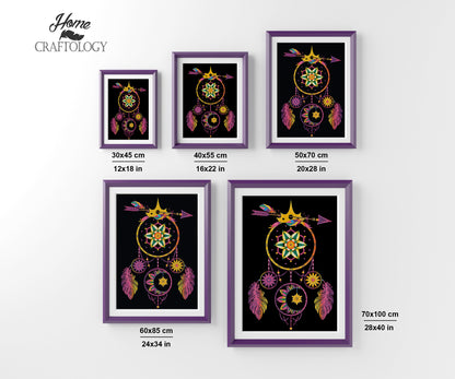 Festive Dreamcatcher - Premium Diamond Painting Kit