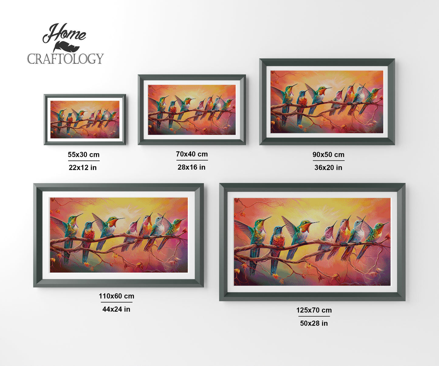 The Hummingbirds - Premium Diamond Painting Kit