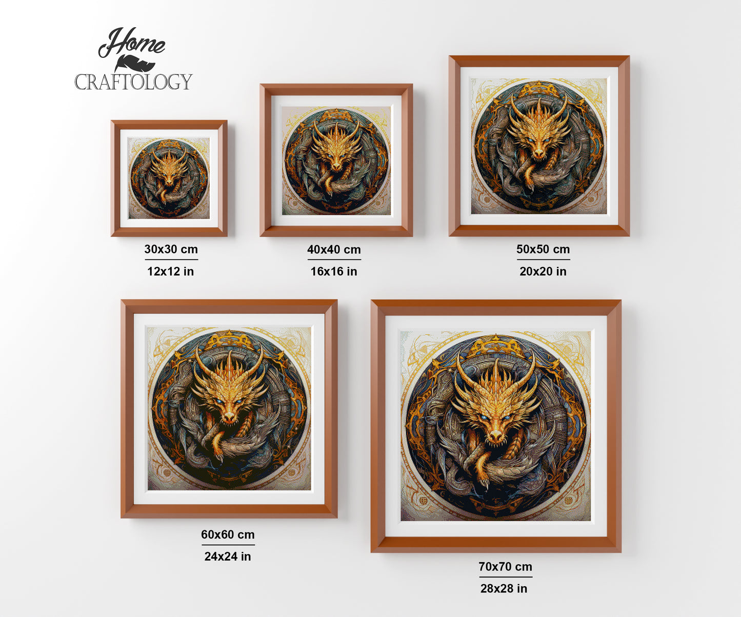 Fierce Dragon - Exclusive Premium Diamond Painting Kit