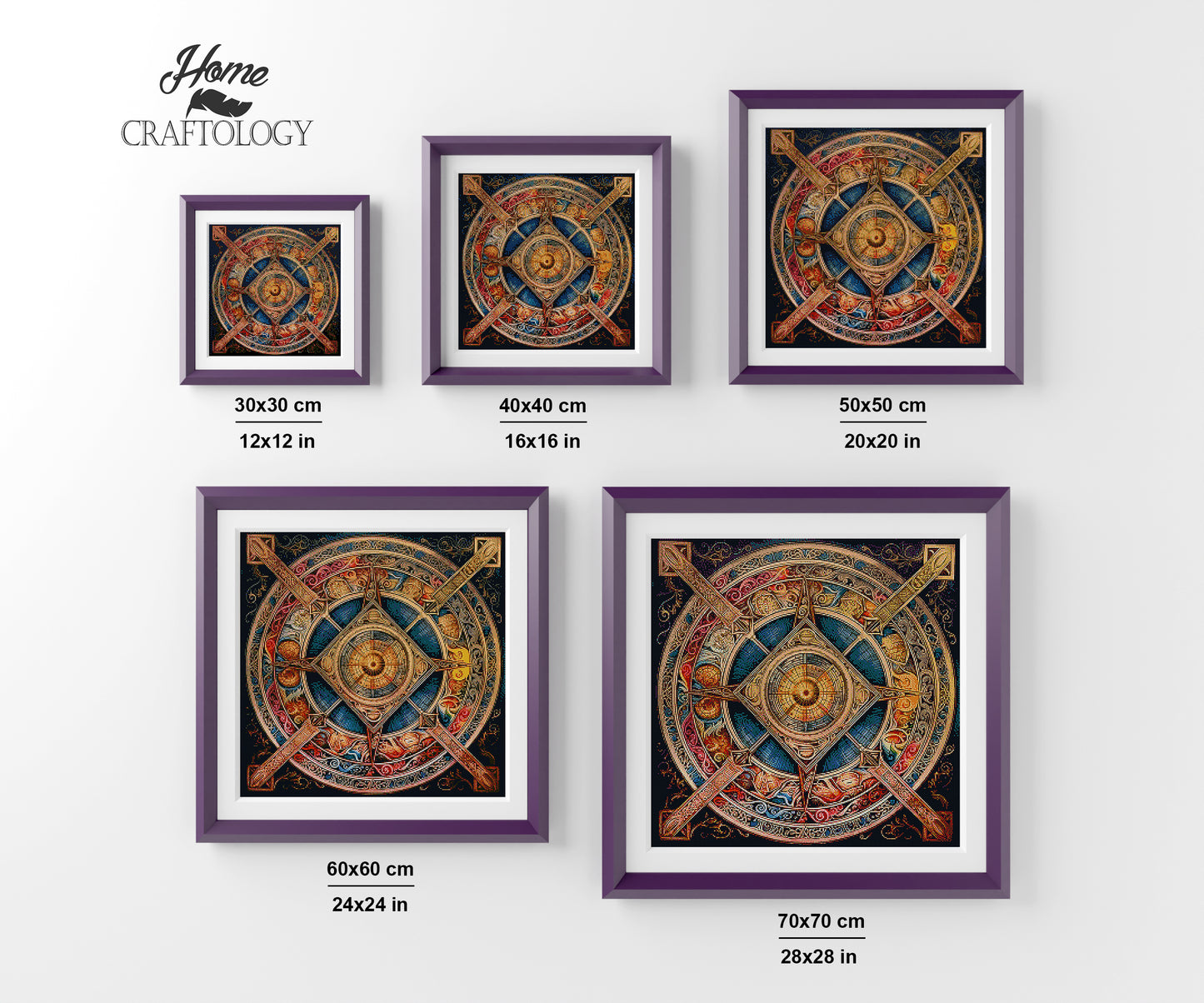 Mystery Mandala - Exclusive Premium Diamond Painting Kit