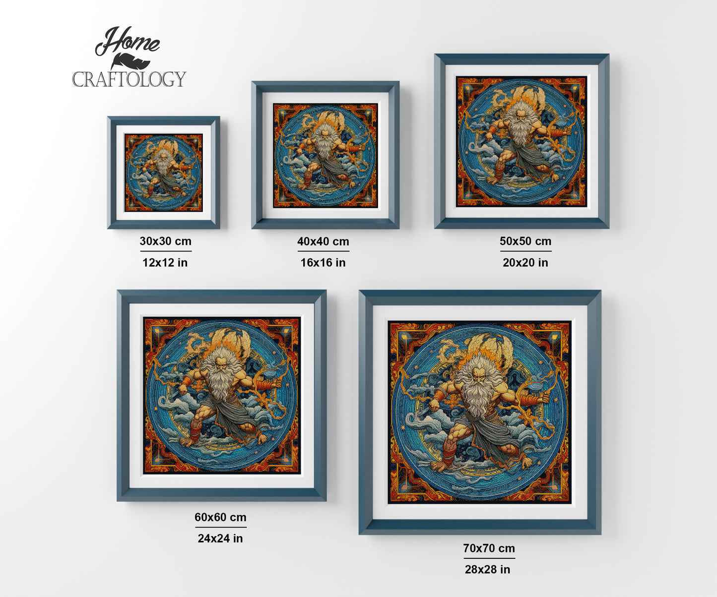 God of Thunder - Exclusive Premium Diamond Painting Kit