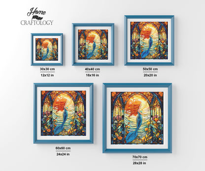 Stained Glass Mermaid - Exclusive Premium Diamond Painting Kit