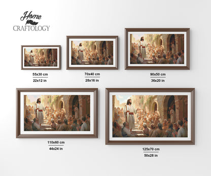 Jesus the Preacher - Exclusive Premium Diamond Painting Kit