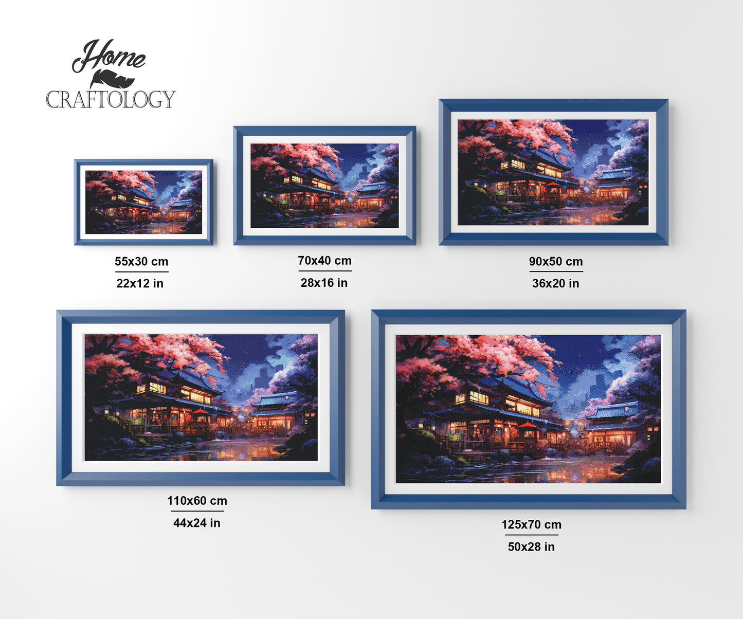 A Night in Japan - Exclusive Premium Diamond Painting Kit