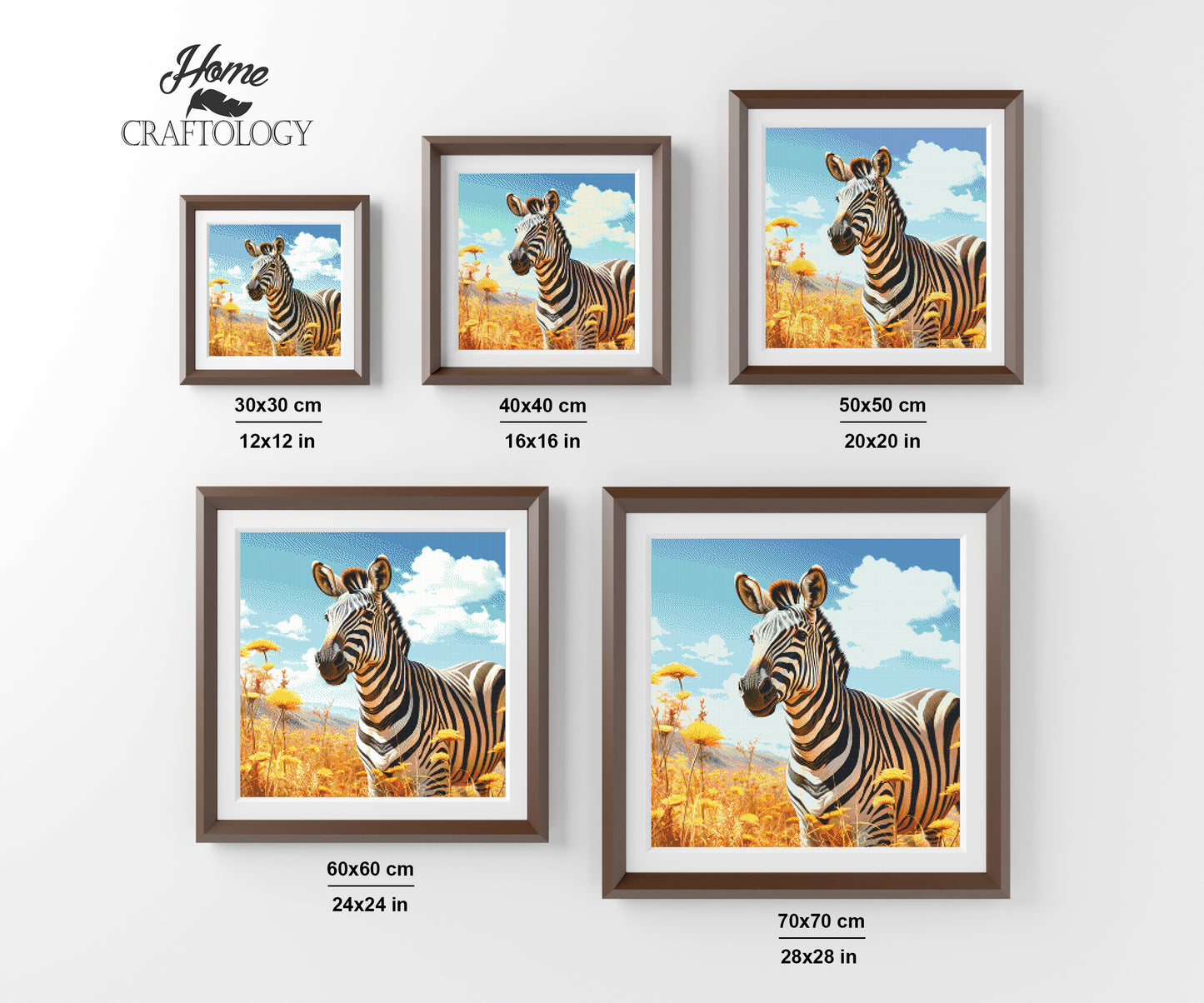 Zebra - Premium Diamond Painting Kit