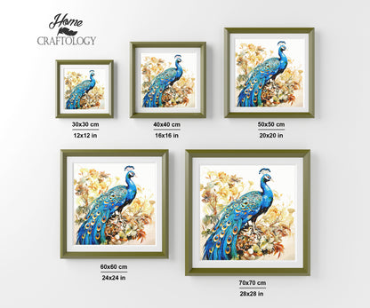 Stunning Peacock - Exclusive Premium Diamond Painting Kit