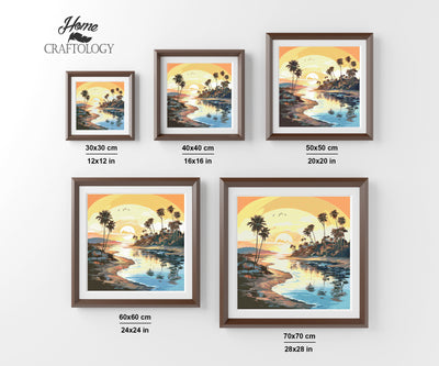 Perfect Sunset - Premium Diamond Painting Kit