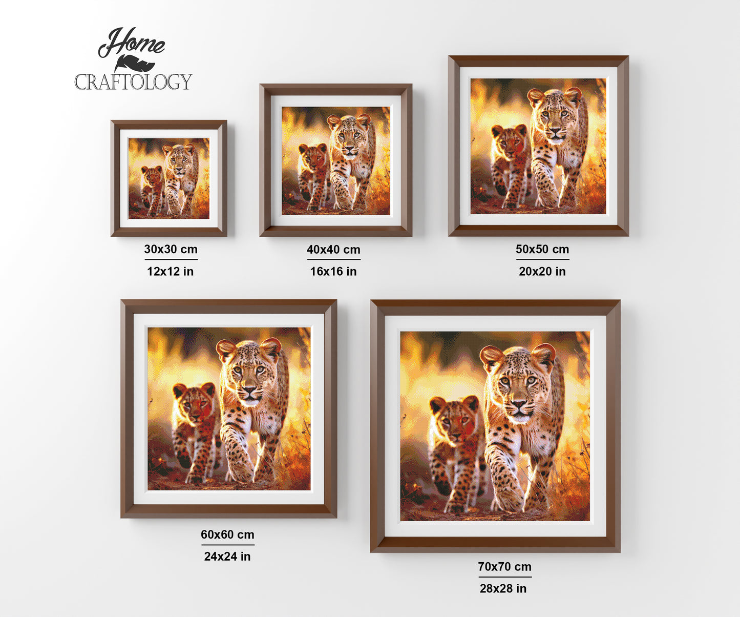 Pair of Leopards - Exclusive Premium Diamond Painting Kit