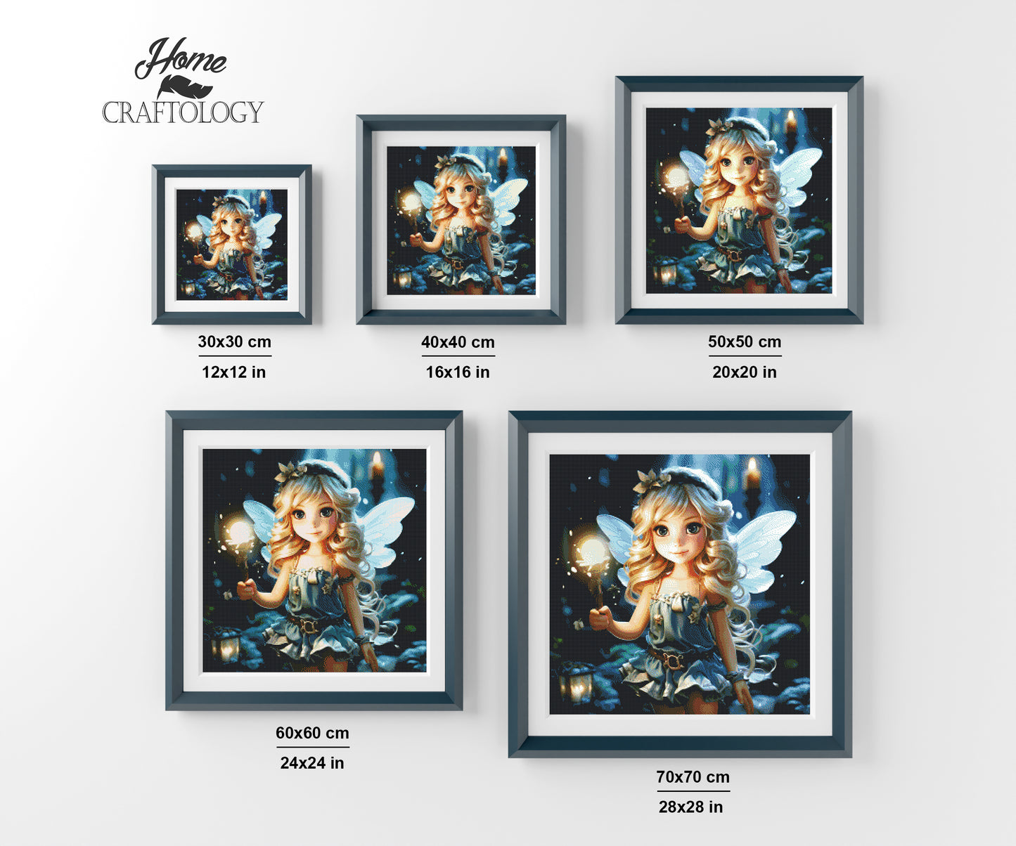 White Fairy - Exclusive Premium Diamond Painting Kit