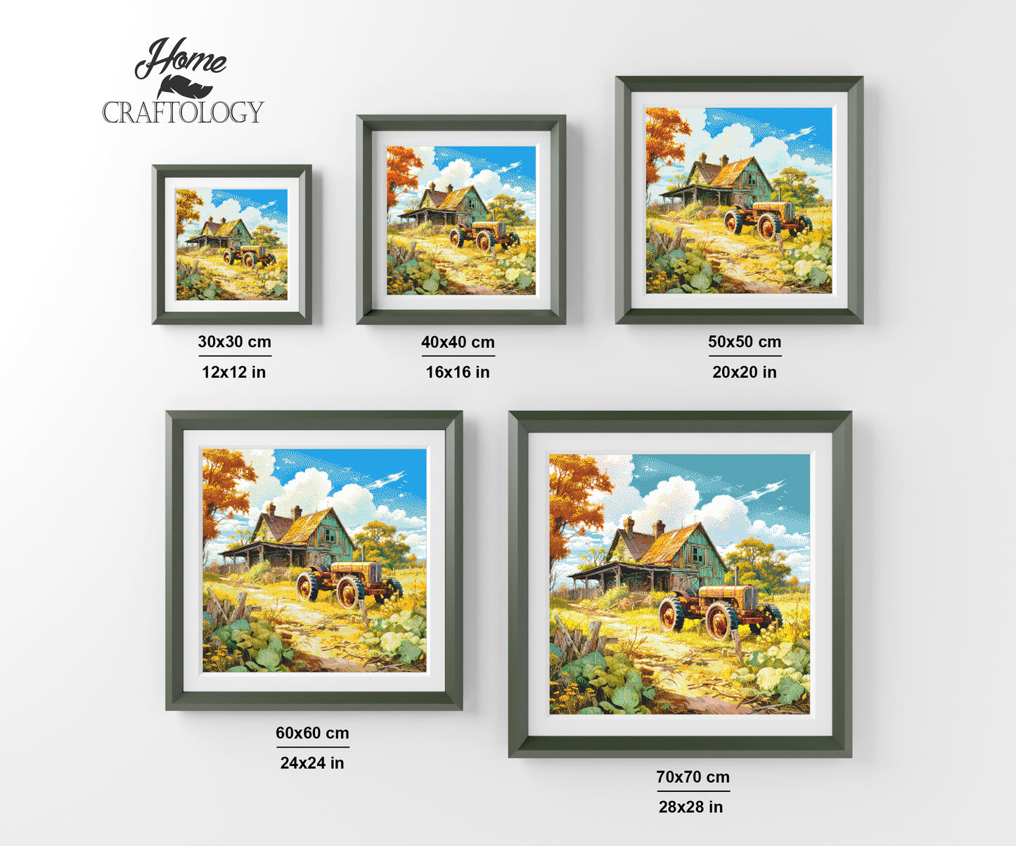 Farm House - Exclusive Premium Diamond Painting Kit