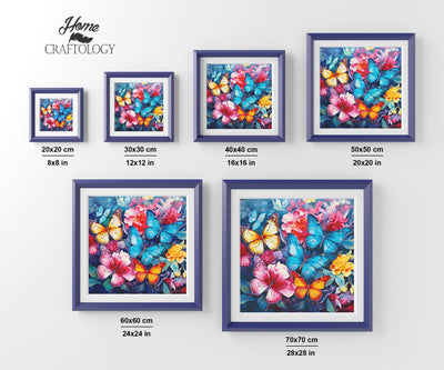 Different Butterfly Colors - Premium Diamond Painting Kit
