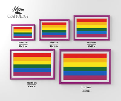 New! Pride Flag - Premium Diamond Painting Kit