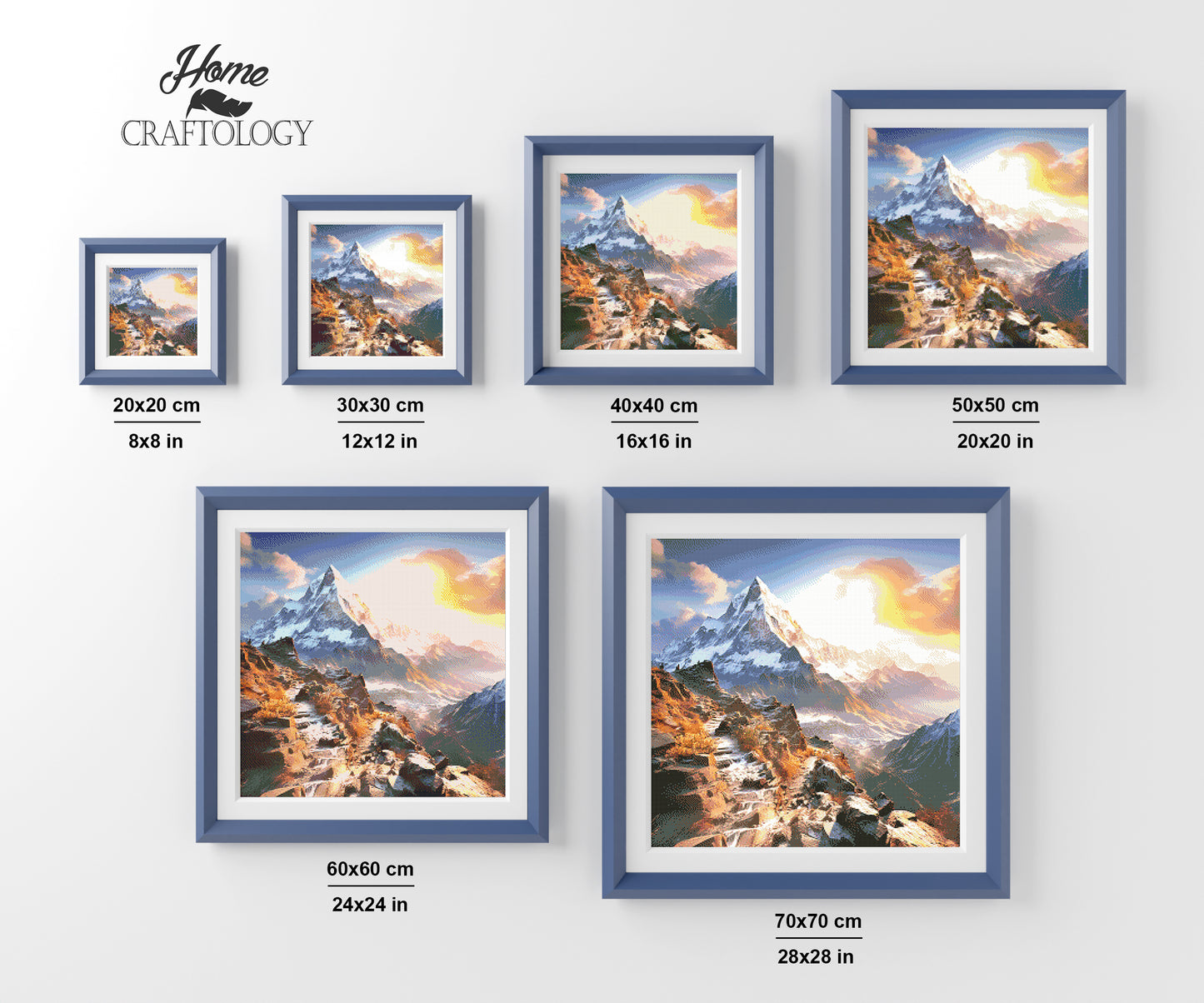 Mount Everest - Exclusive Premium Diamond Painting Kit