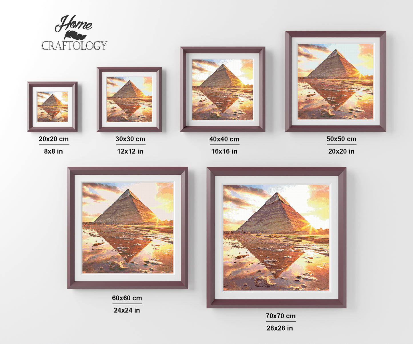 Pyramid of Giza - Exclusive Premium Diamond Painting Kit