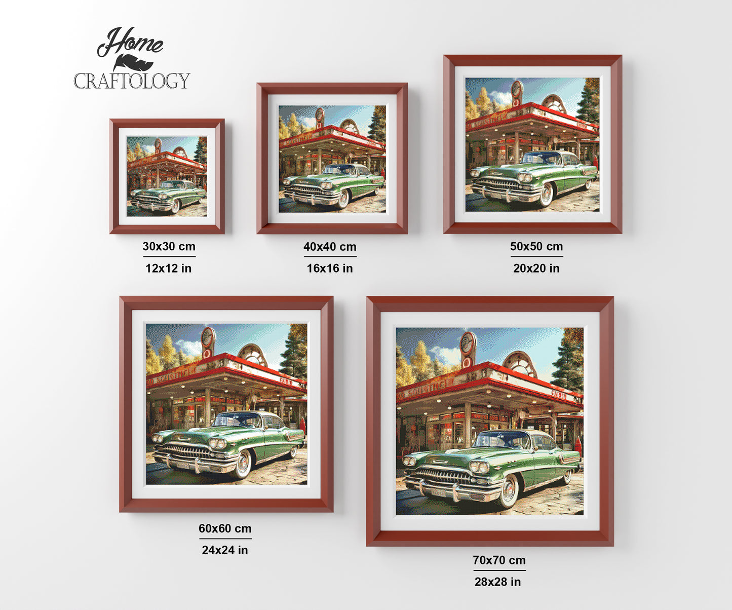 Old School Car - Exclusive Premium Diamond Painting Kit