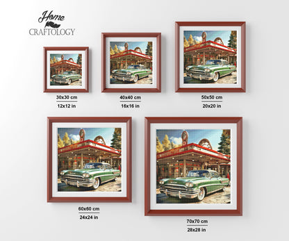 Old School Car - Exclusive Premium Diamond Painting Kit