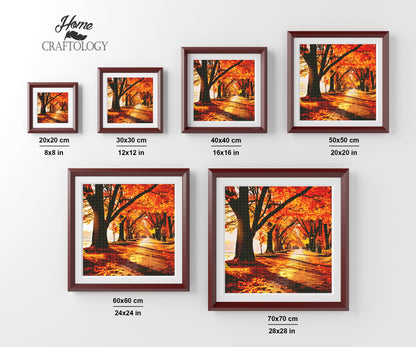 Walk along the Trees - Exclusive Premium Diamond Painting Kit