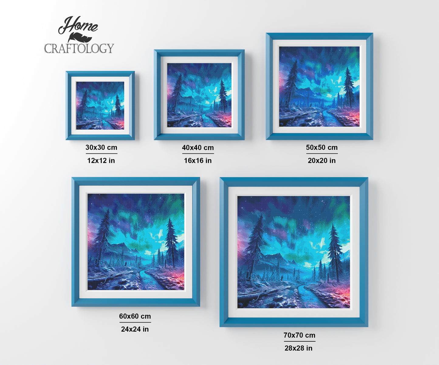 Foggy Forest - Exclusive Premium Diamond Painting Kit