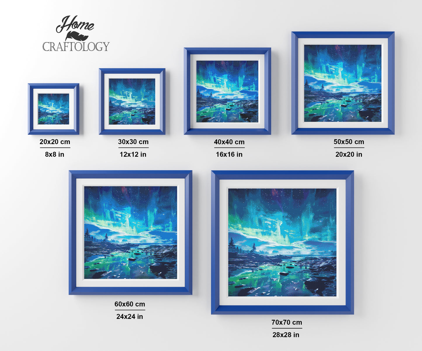 Lights Reflection - Exclusive Premium Diamond Painting Kit