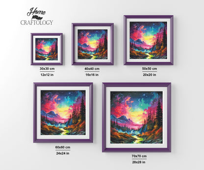 Northern Lights Painting - Exclusive Premium Diamond Painting Kit