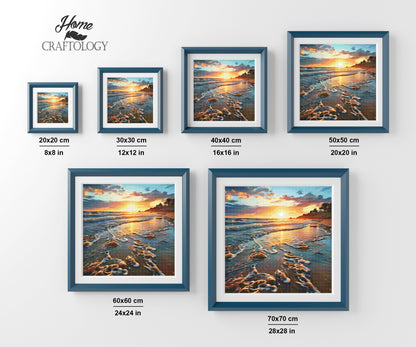 Sunset by the Shore - Exclusive Premium Diamond Painting Kit