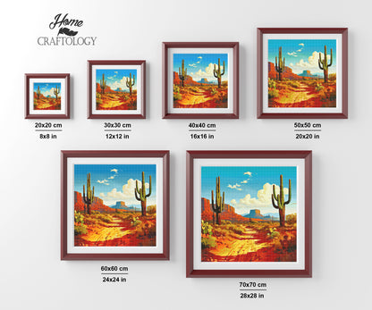 Desert Road - Exclusive Premium Diamond Painting Kit