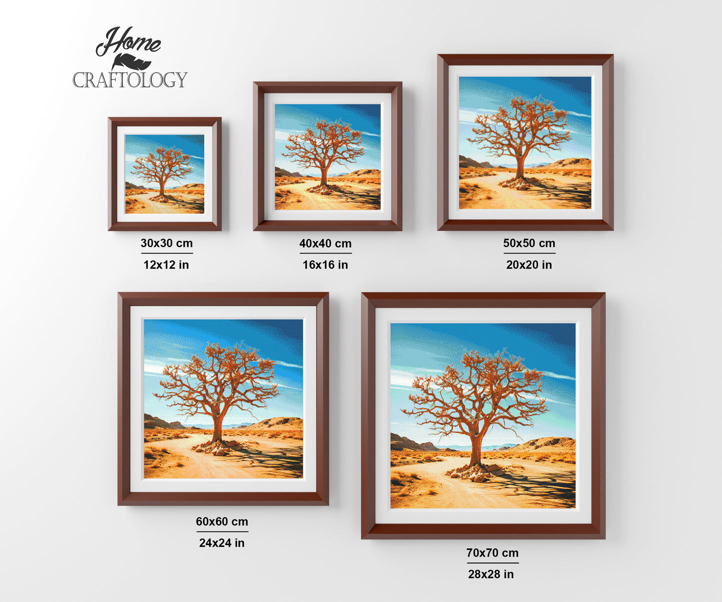 Lone Tree - Exclusive Premium Diamond Painting Kit