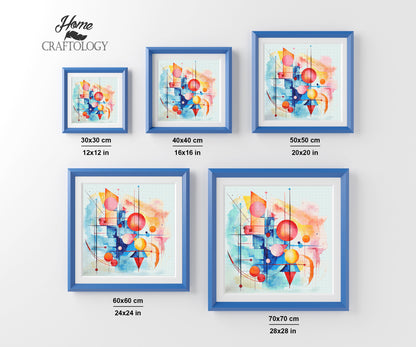 Lines and Shapes - Exclusive Premium Diamond Painting Kit