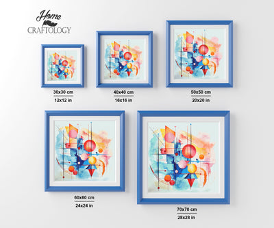 New! Lines and Shapes - Premium Diamond Painting Kit
