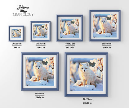 Arctic Fox - Exclusive Premium Diamond Painting Kit