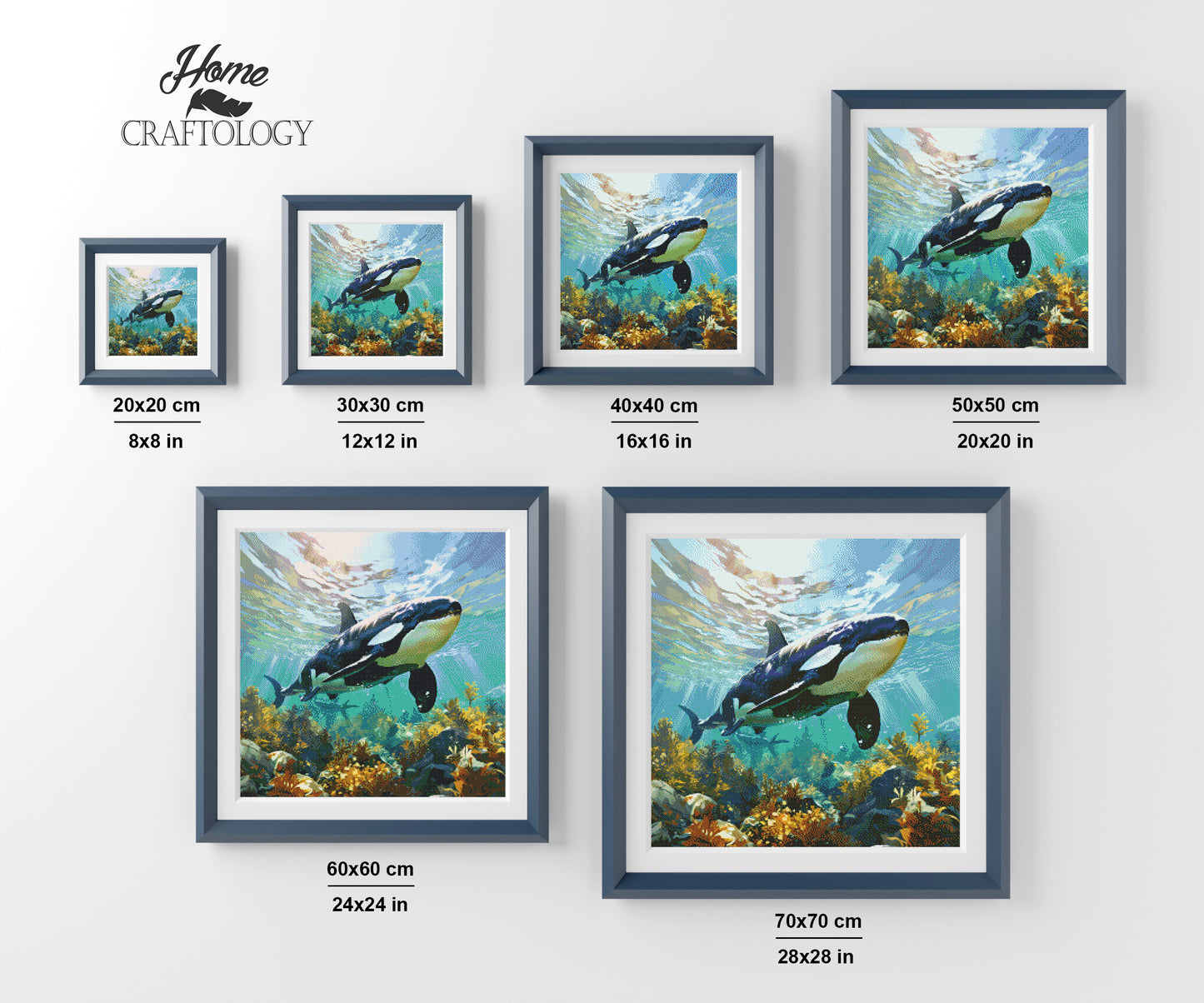 Adult Orca - Exclusive Premium Diamond Painting Kit