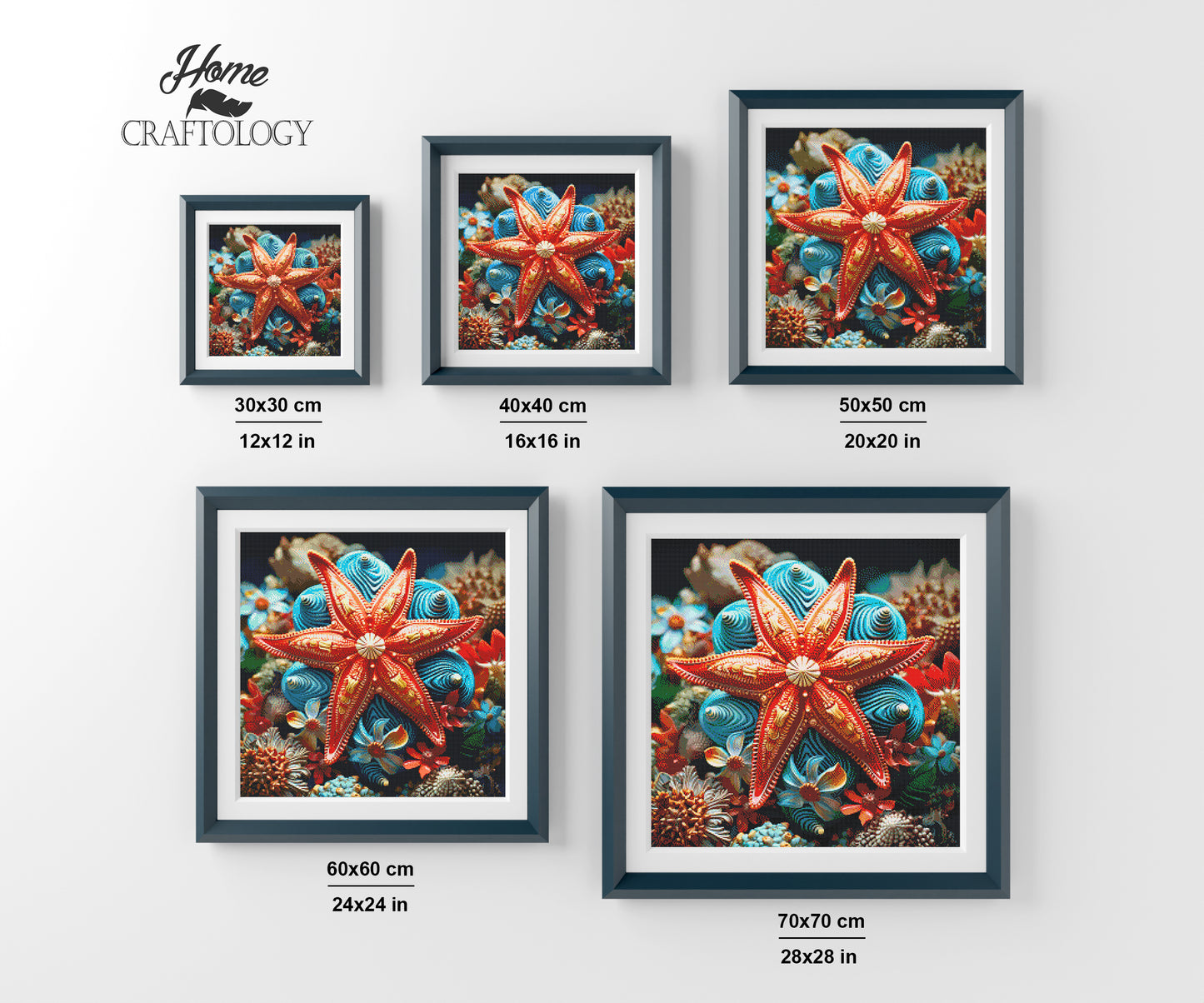 Starfish - Exclusive Premium Diamond Painting Kit