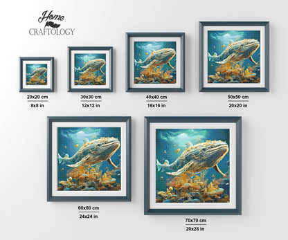 Whale - Exclusive Premium Diamond Painting Kit