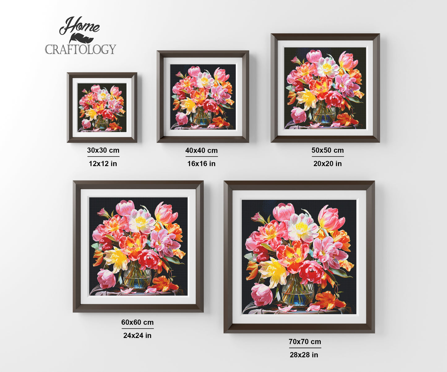 New! Tulips in a Vase - Exclusive Premium Diamond Painting Kit