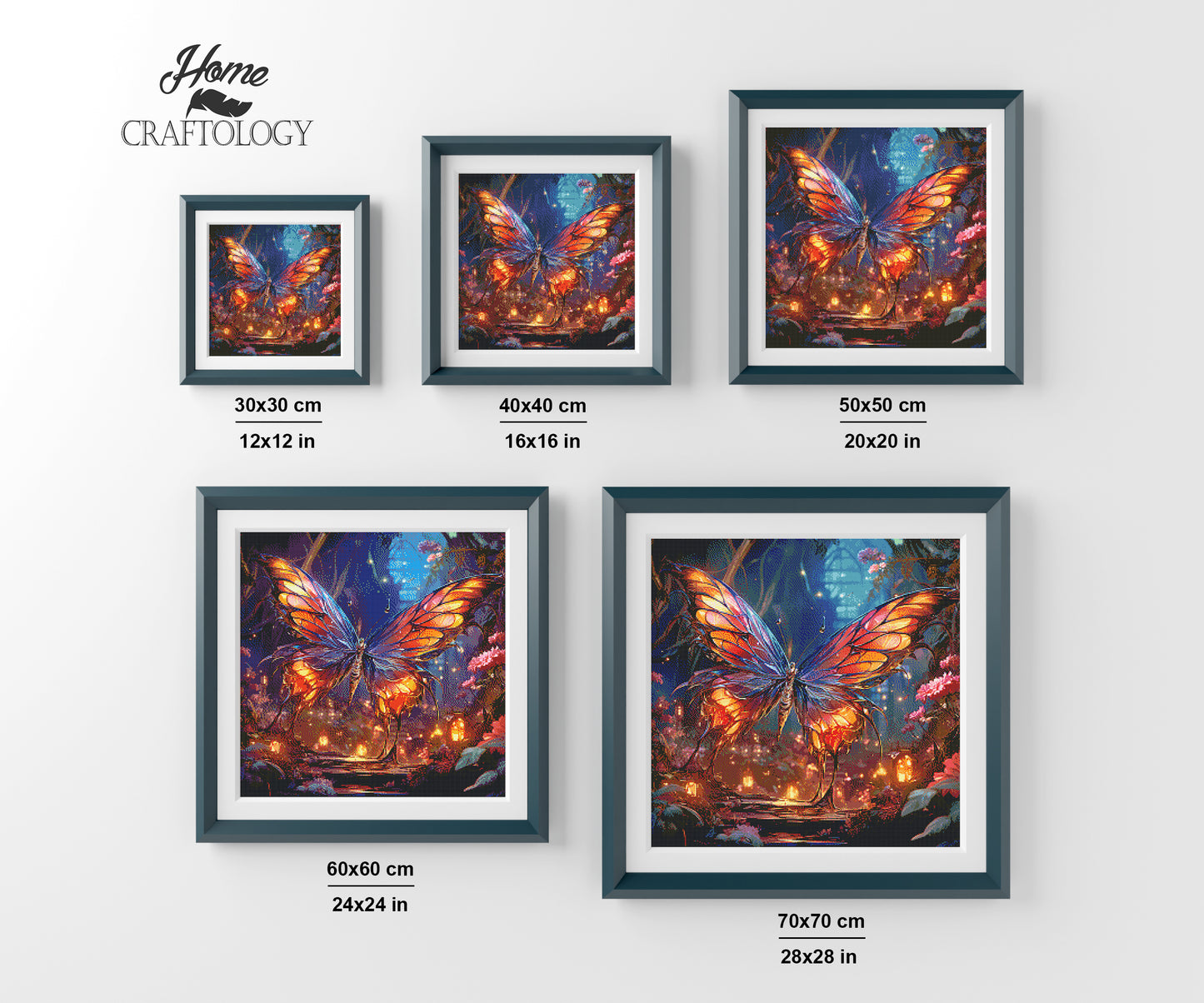 New! Magical Butterfly - Exclusive Premium Diamond Painting Kit