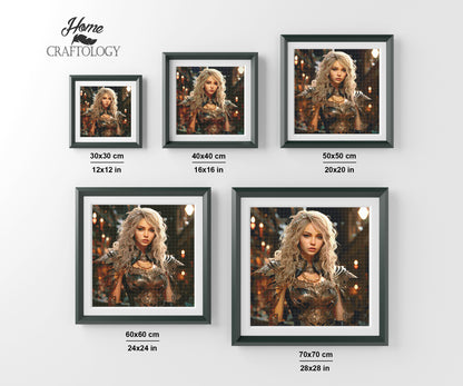 New! Pretty Warrior - Exclusive Premium Diamond Painting Kit