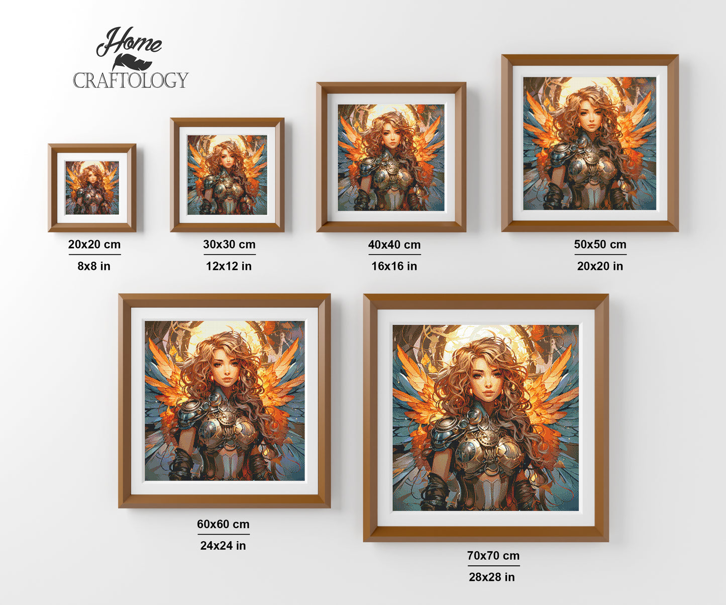 Winged Warrior - Exclusive Premium Diamond Painting Kit