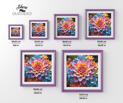 Different Shades of Petals - Exclusive Premium Diamond Painting Kit