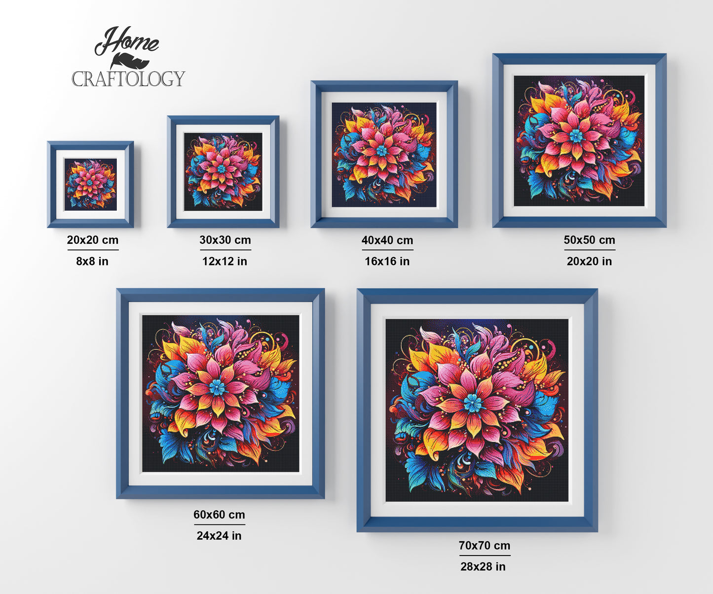 Flower Petals - Exclusive Premium Diamond Painting Kit