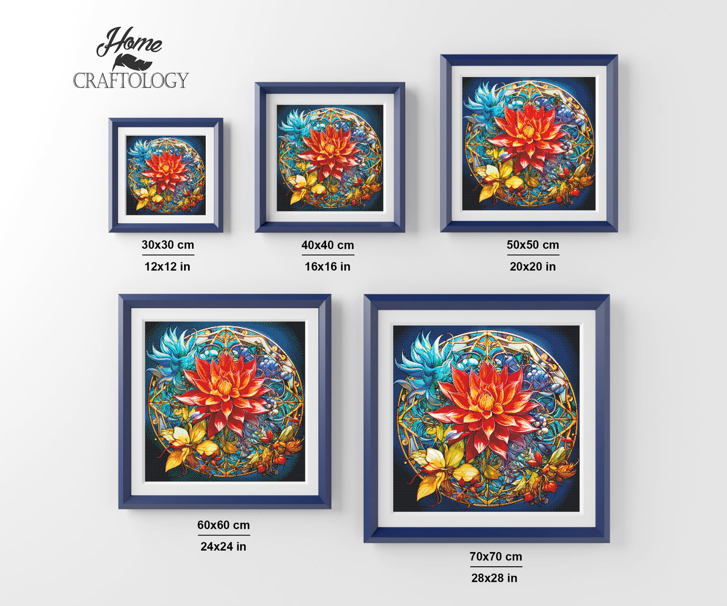 New! Lotus Mandala - Exclusive Premium Diamond Painting Kit