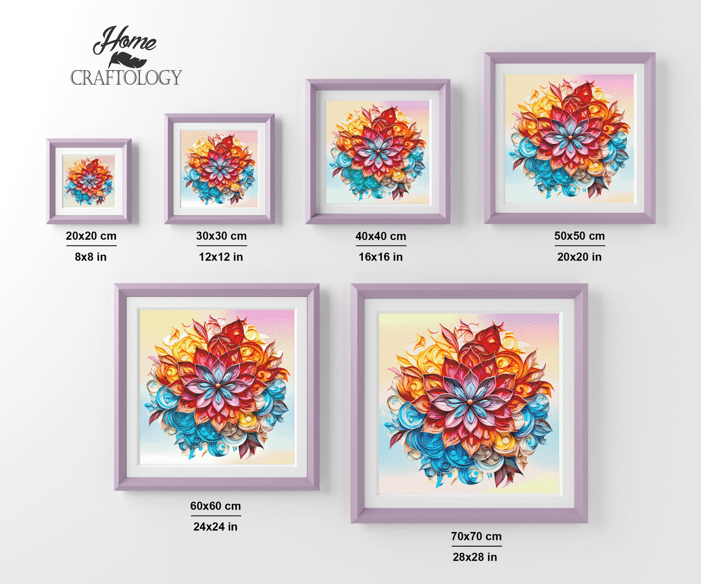 Vibrant Mandala - Exclusive Premium Diamond Painting Kit