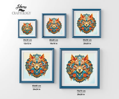 New! Wolf Mandala - Exclusive Premium Diamond Painting Kit