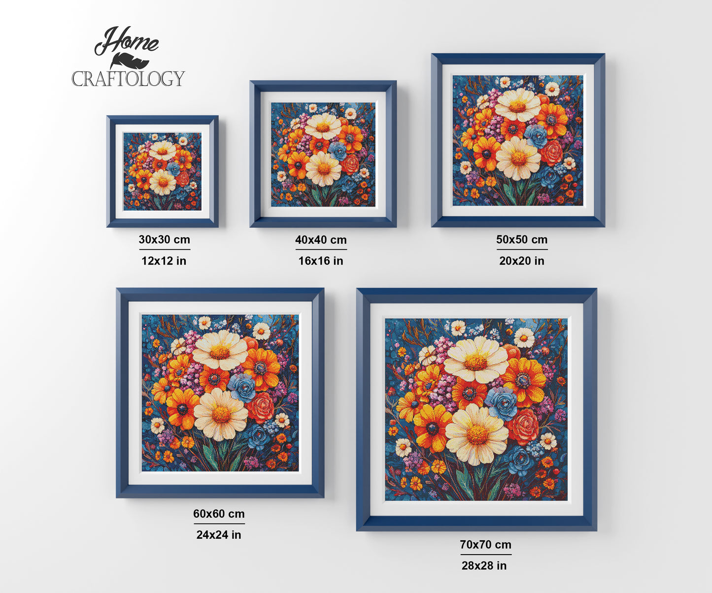 New! Painting of Flowers - Exclusive Premium Diamond Painting Kit