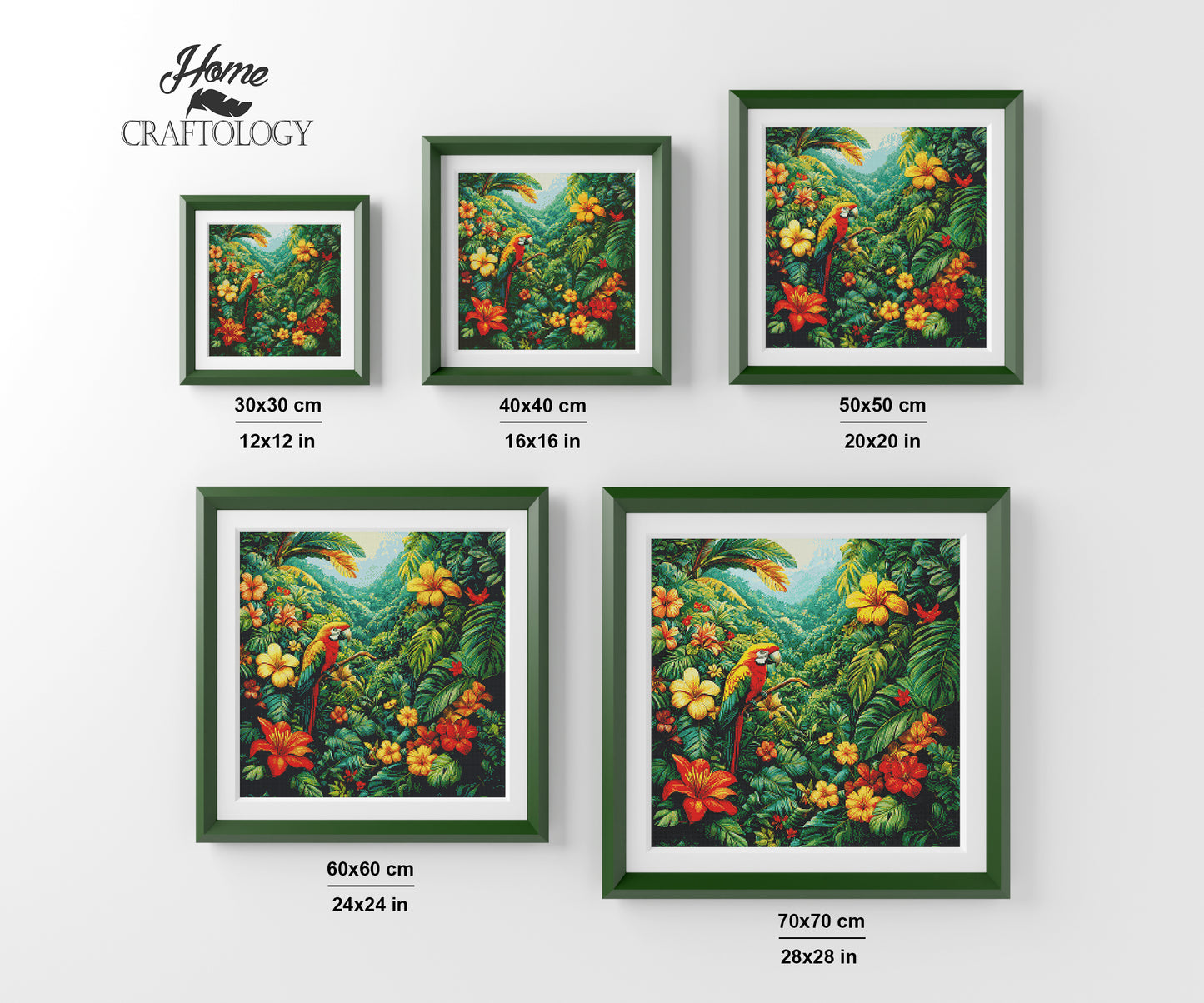 New! Rainforest - Exclusive Premium Diamond Painting Kit