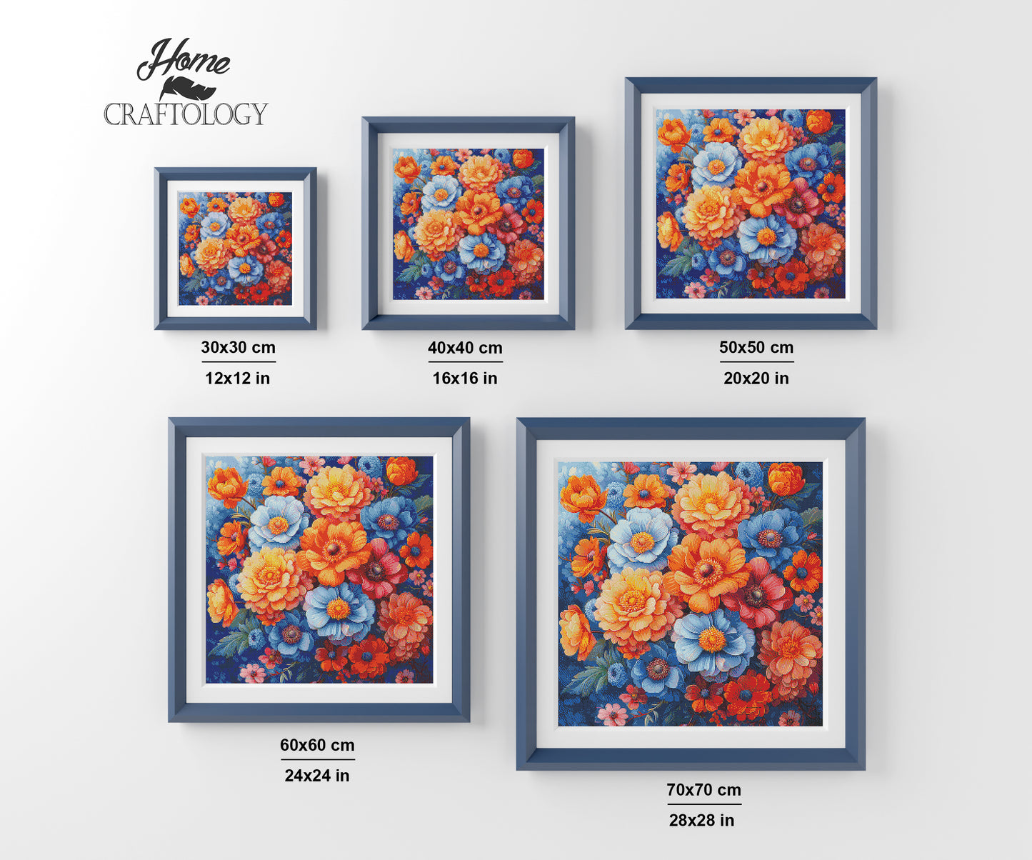 New! Warm and Beautiful Flowers - Exclusive Premium Diamond Painting Kit