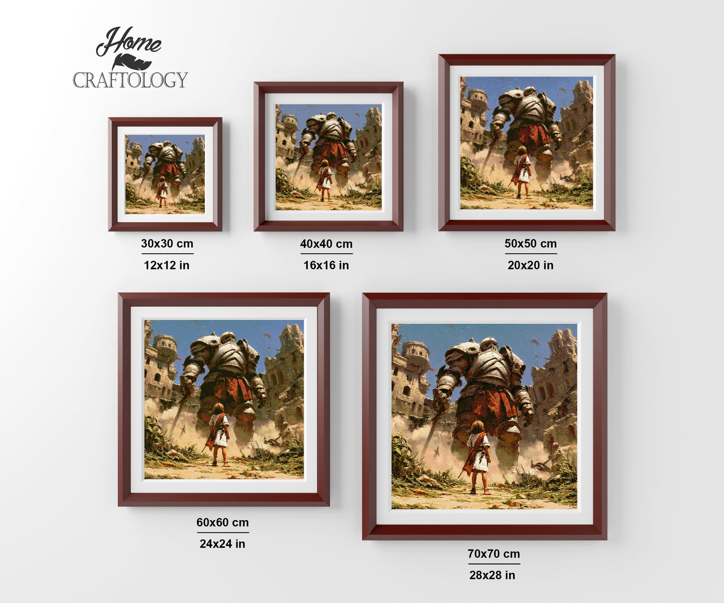 David and Goliath - Exclusive Premium Diamond Painting Kit