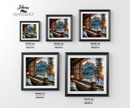 Alpine Glow Window - Time Limited Exclusive Diamond Painting Kit