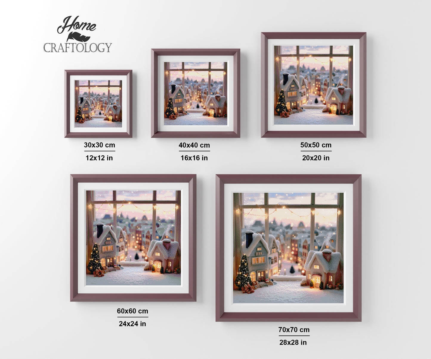 Frosted Window Wonderland - Exclusive Premium Diamond Painting Kit