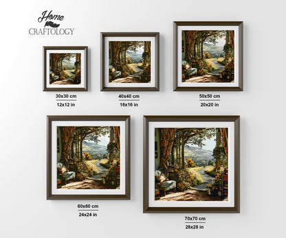 Sunlight Over Fields - Exclusive Premium Diamond Painting Kit