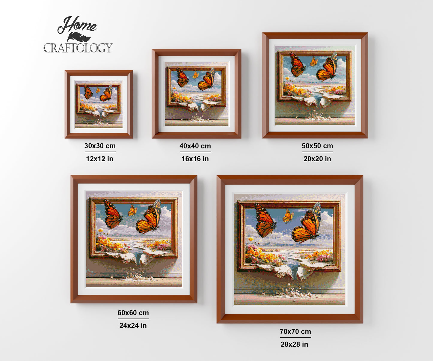 Butterfly Fluttering Out - Time Limited Exclusive Diamond Painting Kit